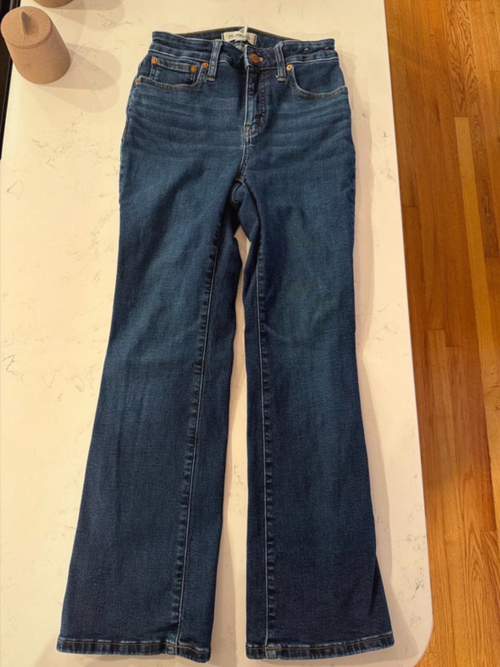 Madewell Indigo High-Rise Wide-Leg Jeans